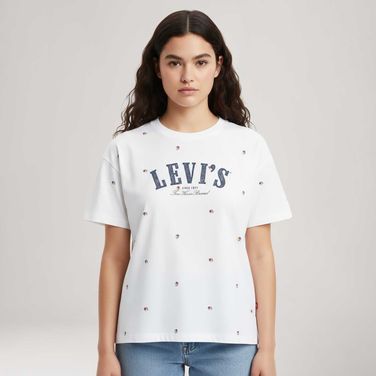 Camiseta Levi's® Vintage Branca Manga Curta