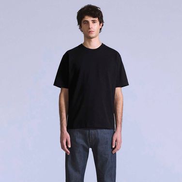 Camiseta Levi's® Blue Tab Relaxed Preta Manga Curta