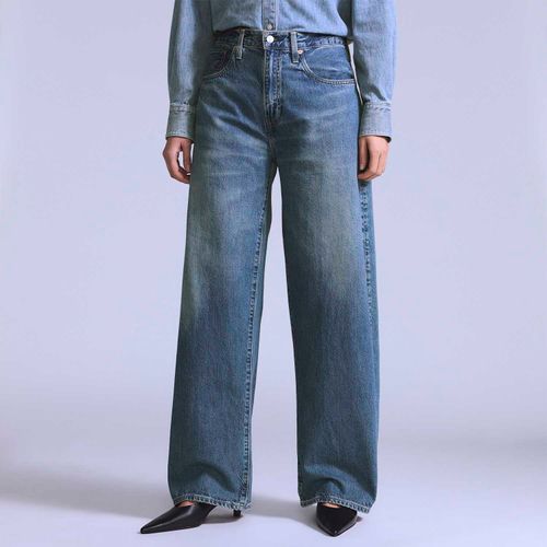 Calça Jeans Levi's® Blue Tab Drop Barrel Lavagem Média