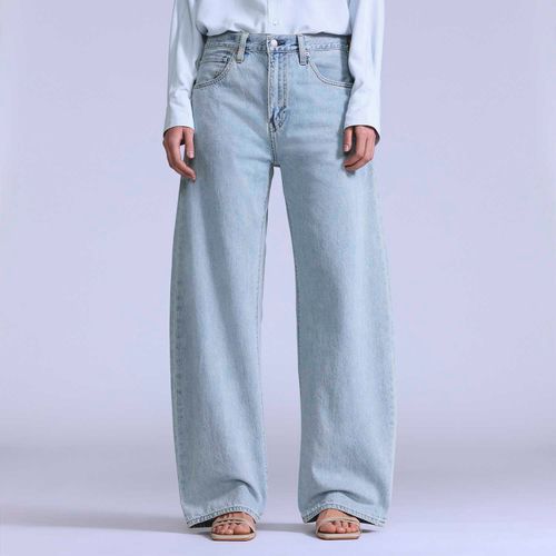 Calça Jeans Levi's® Blue Tab Drop Barrel Lavagem Clara