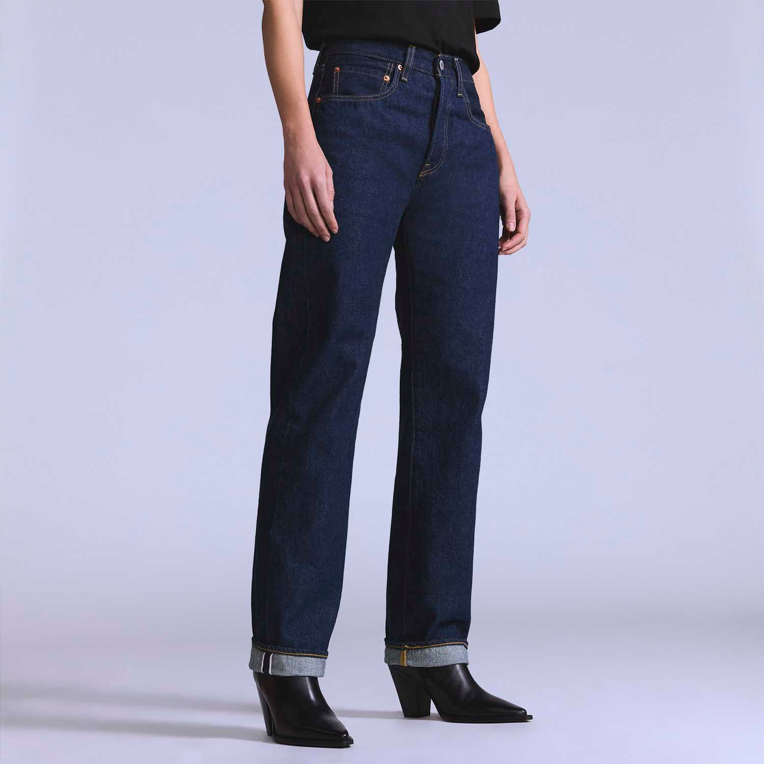 Calça Jeans Levi's® Blue Tab 501® 70's Lavagem Escura - Levi's® Brasil
