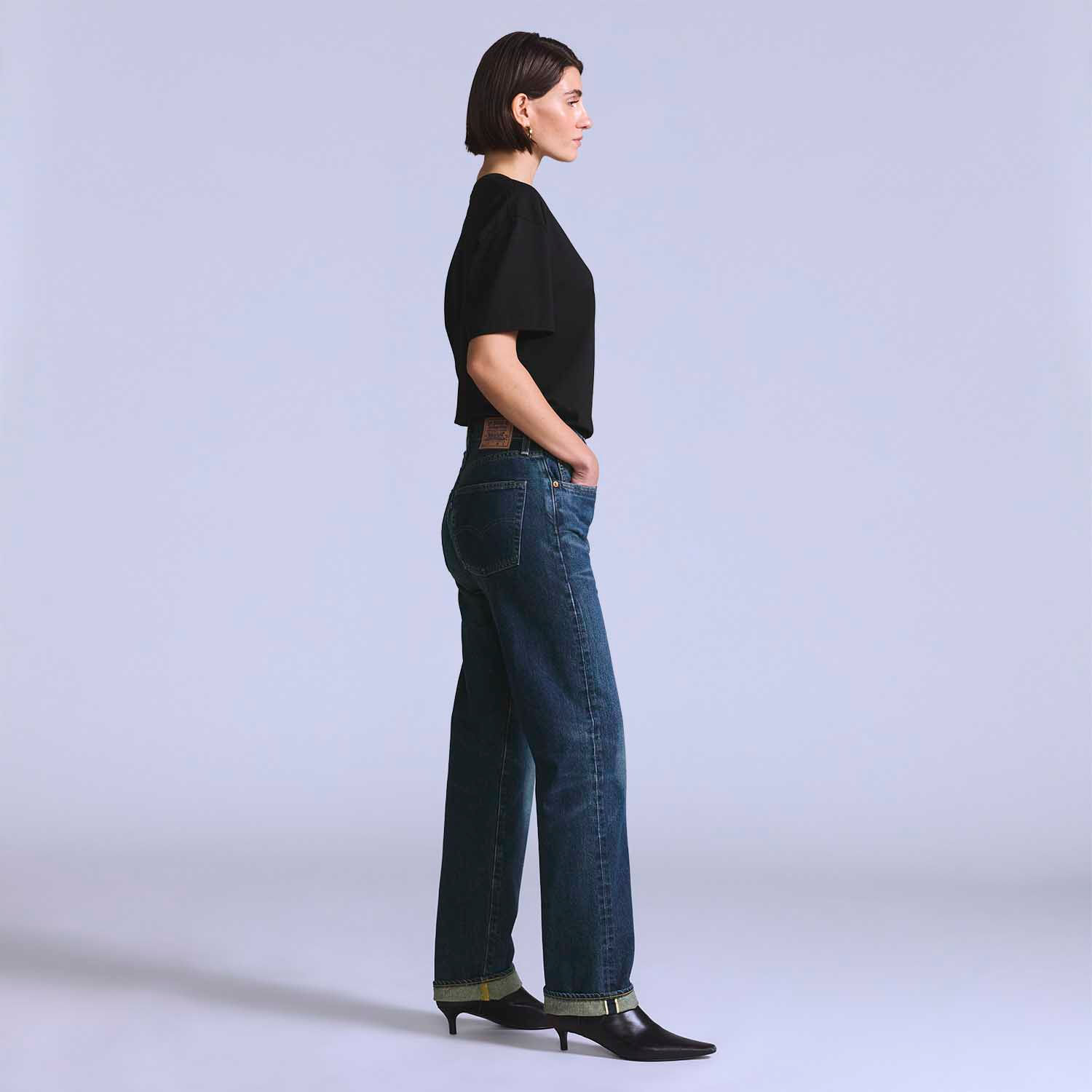 Calça Jeans Levi's® Blue Tab 501® 70's Lavagem Escura - Levi's® Brasil