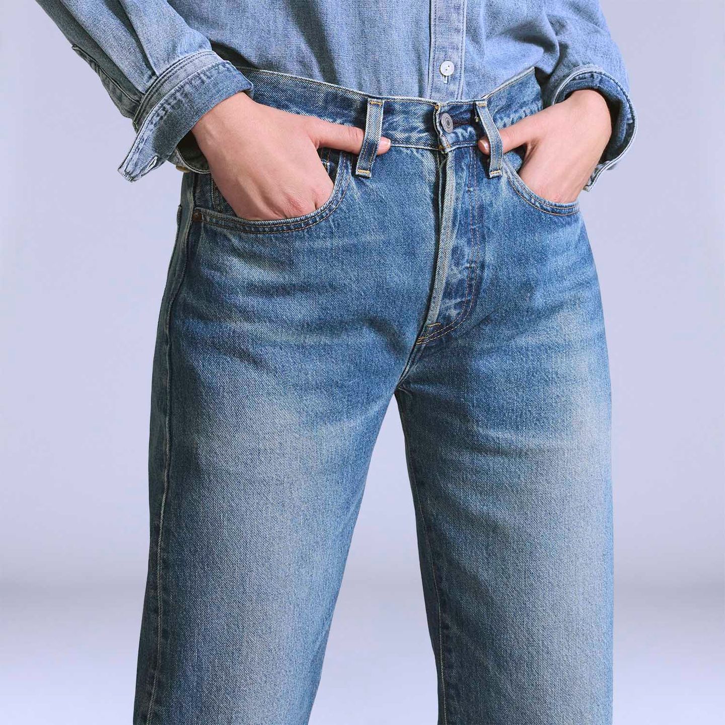 Calça Jeans Levi's® Blue Tab 501® 70's Lavagem Média - Levi's® Brasil