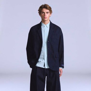 Blazer Jeans Levi's® Blue Tab Unstructured Lavagem Escura