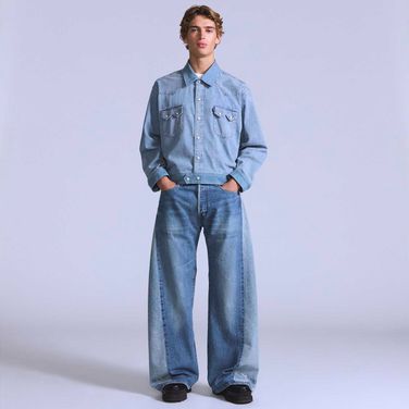 Calça Jeans Levi's® Blue Tab 501® 80's Costumized Lavagem Média