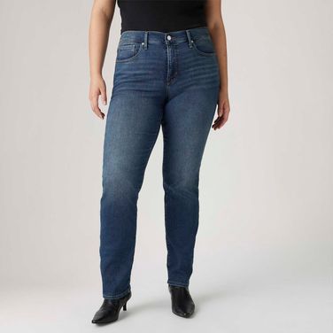 Calça Jeans Levi's® 314® Shaping Straight Lavagem Escura
