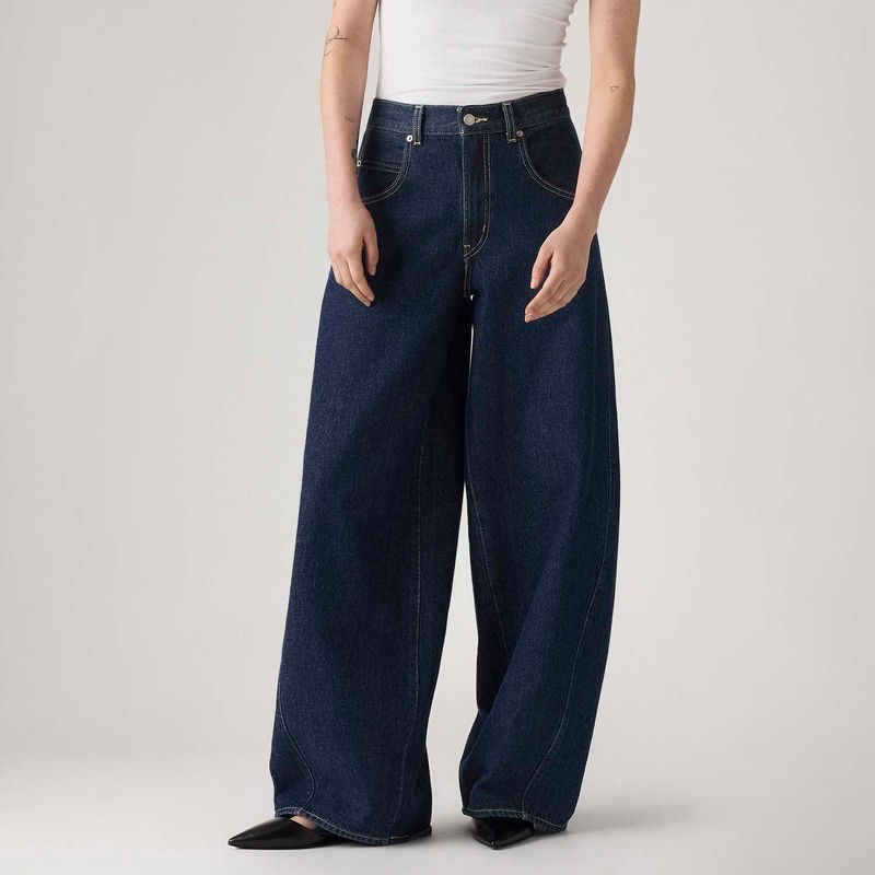 LEVI’S(R) for JS SUPER BAGGY BARREL LONG Calça Jeans Levi's® Super Baggy Barrel Lavagem Escura - Levi's® Brasil