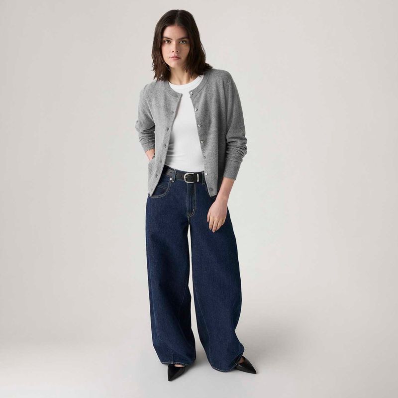 Calça Jeans Levi's® Super Baggy Barrel Lavagem Escura - Levi's® Brasil