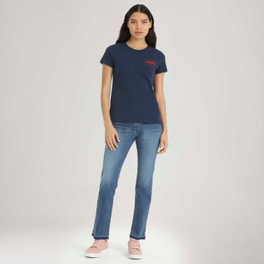 Calça Jeans Levi's® 724® High Rise Straight Lavagem Média