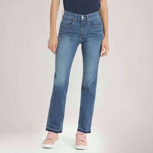 Calça Jeans Levi's® 724® High Rise Straight Lavagem Média