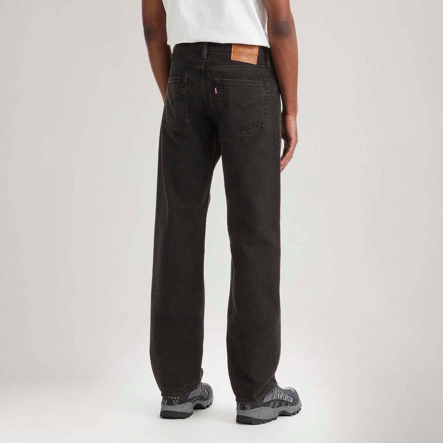 Calça Jeans Levi's® 555® Relaxed Straight Preta - Levi's® Brasil