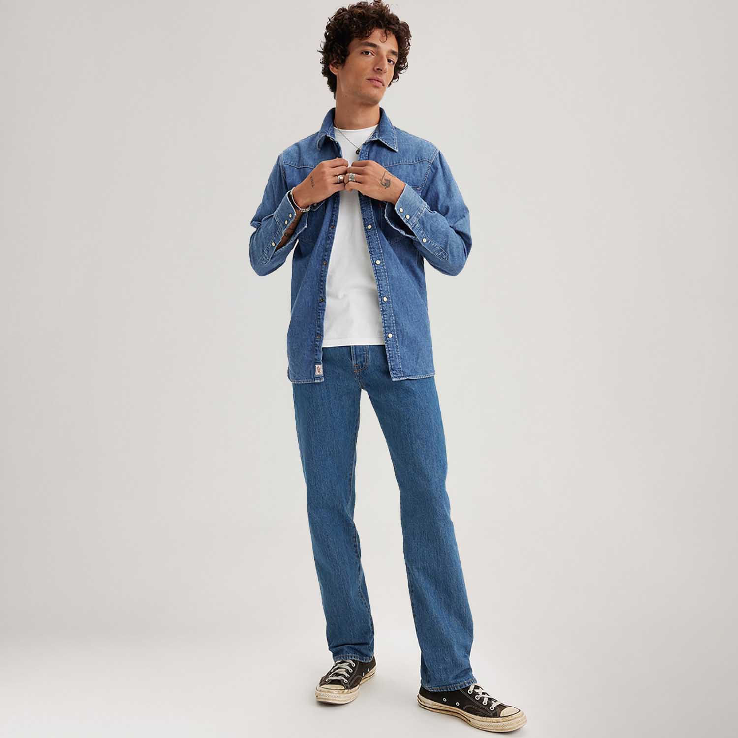 Calça Jeans Levi's® 501® Original Lavagem Média - Levi's® Brasil
