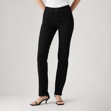 Calça Jeans Levi's® 314 Shaping Straight Preta