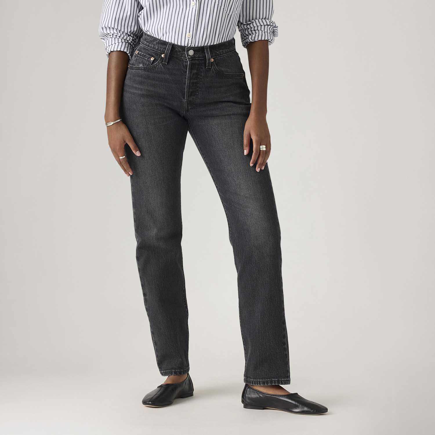 Calça Jeans Levi's® 501® Curve Preta | FastStore PDP