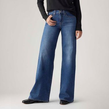 Calça Jeans Levi's® 318® Wideleg Lavagem Escura