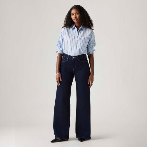 Calça Jeans Levi's® 318® Wideleg Lavagem Escura