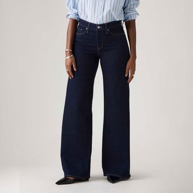 Calça Jeans Levi's® 318® Wideleg Lavagem Escura