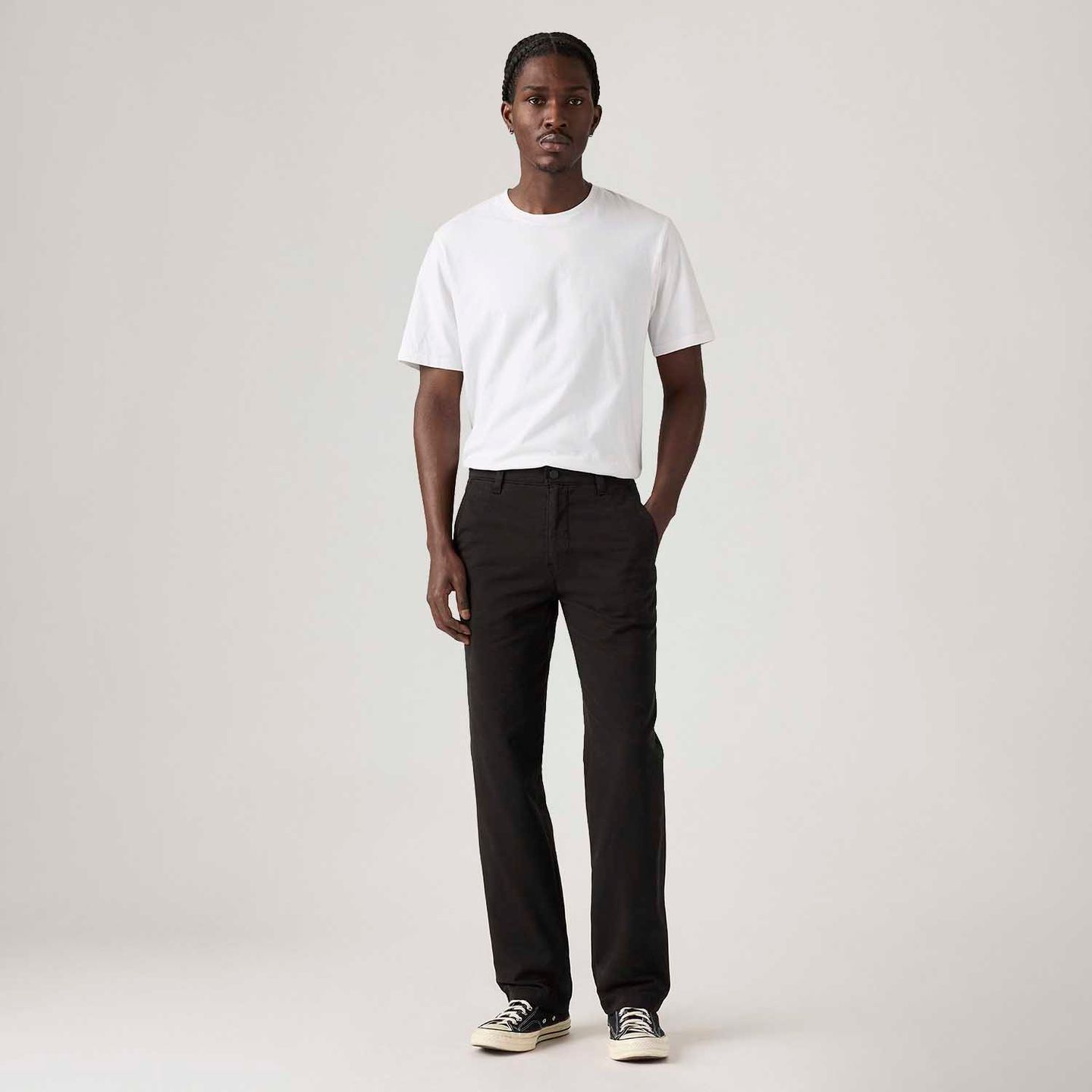 Calça Levi's® XX Chino Authentic Relaxed Preta - Levi's® Brasil