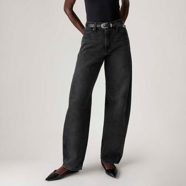 Calça Jeans Levi's® Baggy Dad Barrel Preta