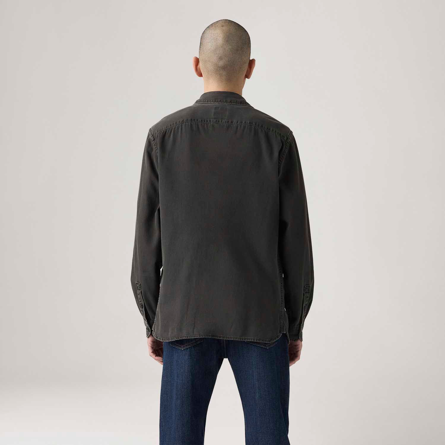 Camisa Levi's® Jackson Worker Preta Manga Longa - Levi's® Brasil