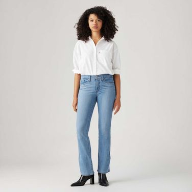 Calça Jeans Levi’s® 315® Shaping Bootcut Lavagem Azul Clara
