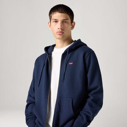 Moletom Levi's® New Original com Capuz e Zipper  Azul Marinho