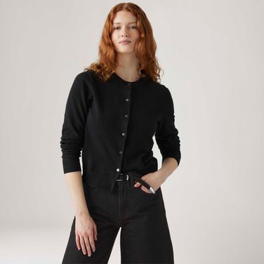 Cardigã Levi's® Tara Crewneck Preto