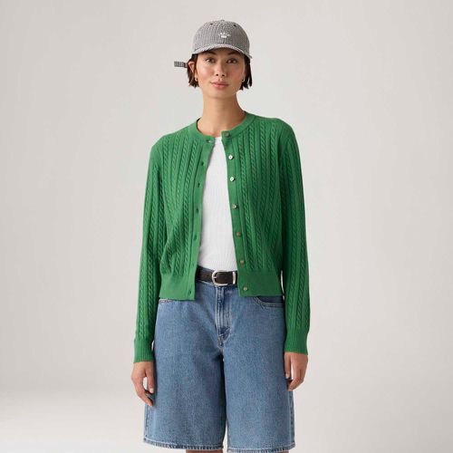 Cardigã Levi's® Super Soft Crewneck Verde