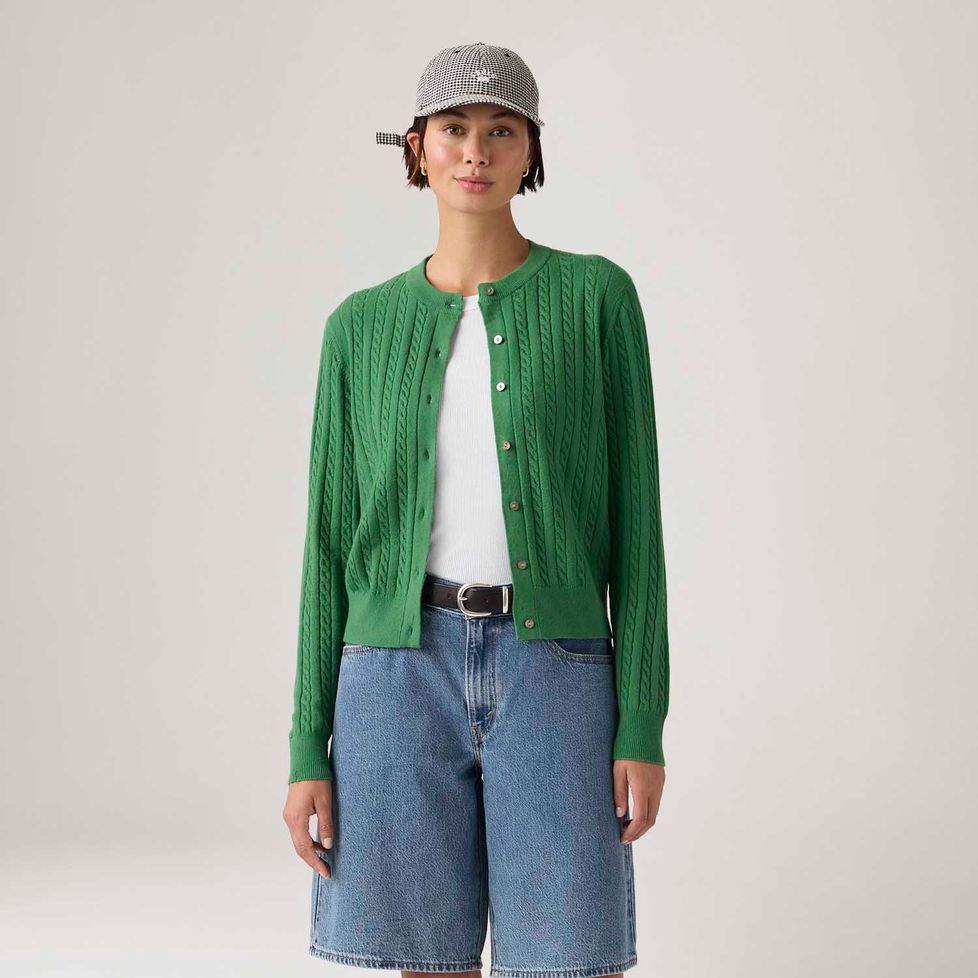 Cardigã Levi's® Super Soft Crewneck Verde | FastStore PDP