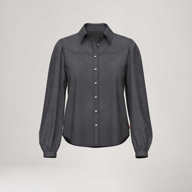 Camisa Levi's® Journey Western Preta