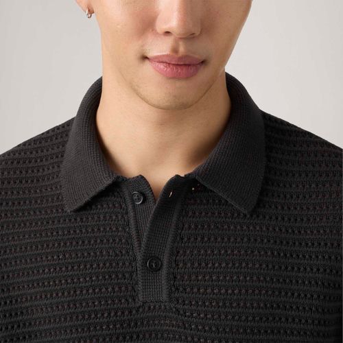 Polo Levi's® Laguna Sweater Manga Curta Preta