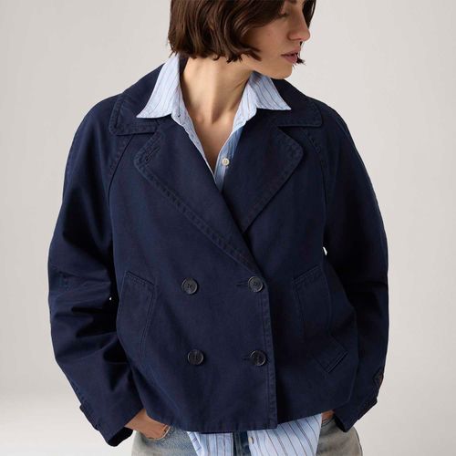 Casaco Levi's® Bree Crop Swing Trench Lavagem Escura