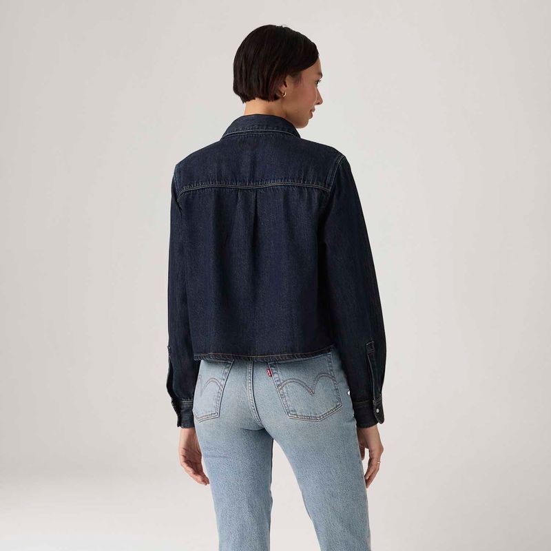 Jaqueta Jeans Levi's® Logan Tancel Lavagem Escura - Levi's® Brasil