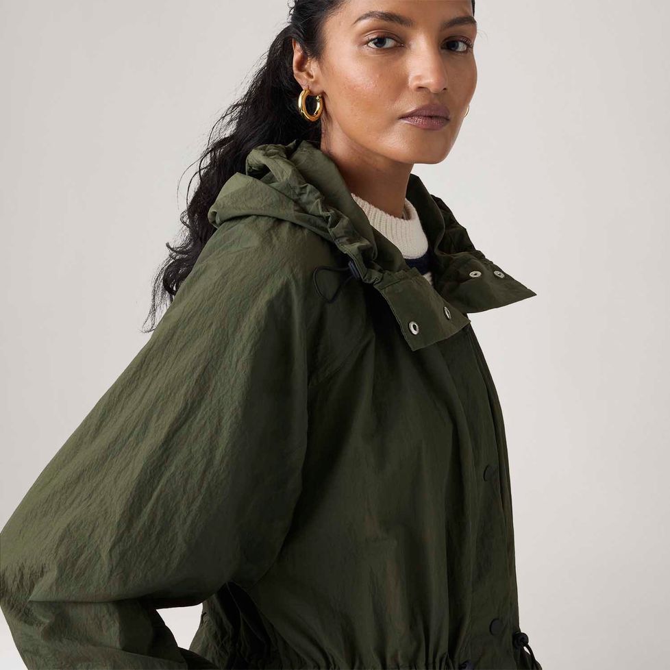 ジャケット・アウター O.D. GREEN DRIP-RUBBER VEST BAG Trench Coat Levi's® Simone Bubble Parka Verde Escuro | FastStore PDP