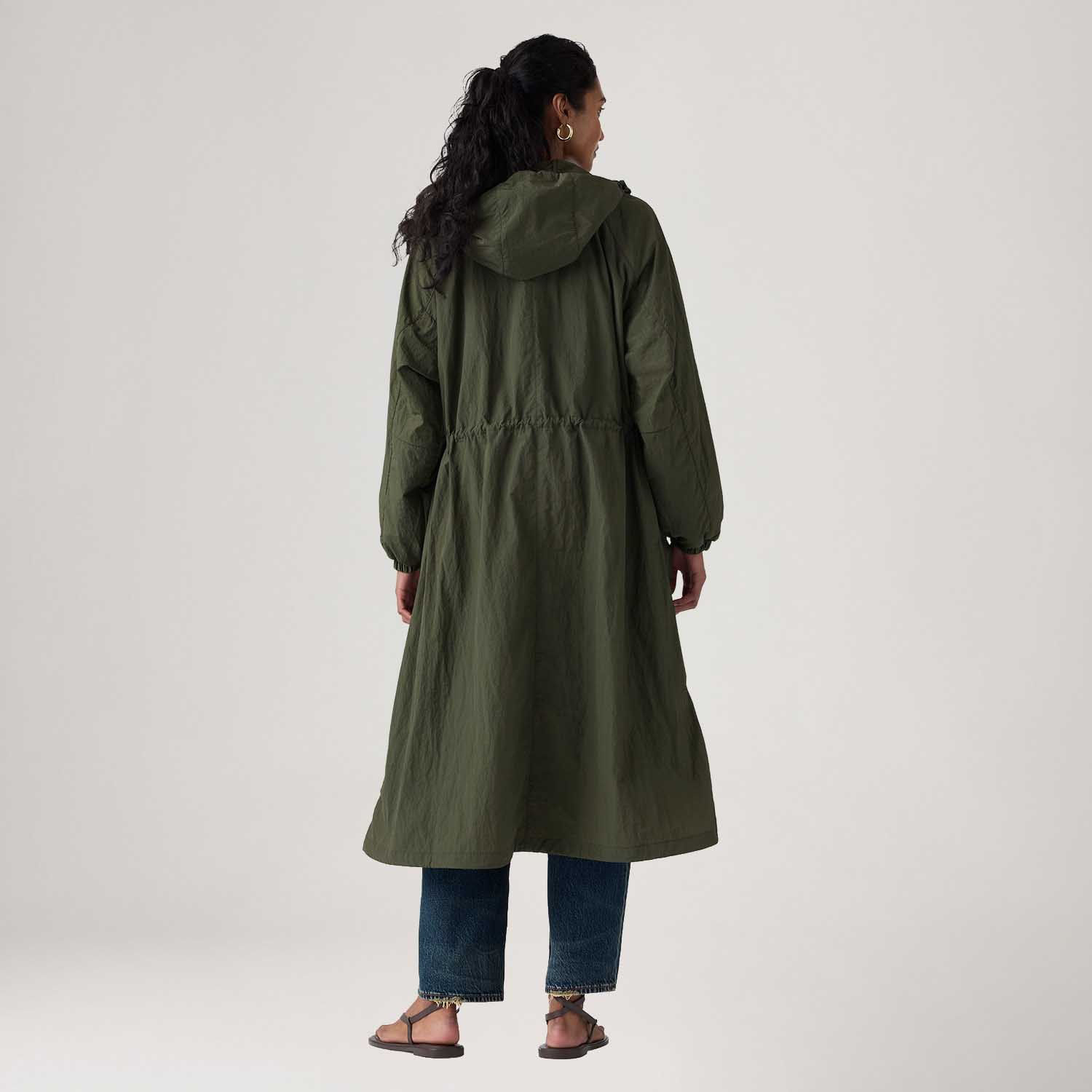 Trench Coat Levi's® Simone Bubble Parka Verde Escuro | FastStore PDP