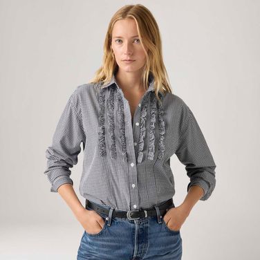 Camisa Levi's® Novelty Harlie Boyfriend Azul