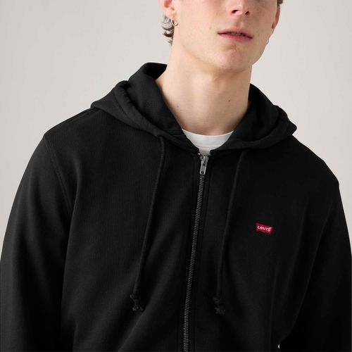 Moletom Levi's® The Original Housemark com Zíper e Capuz Preto