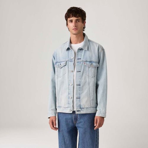 Jaqueta Jeans Levi's® Relaxed Trucker Lavagem Clara
