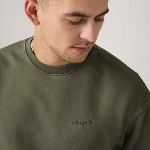 Moletom Levi's® Authentic Crew Verde Escuro