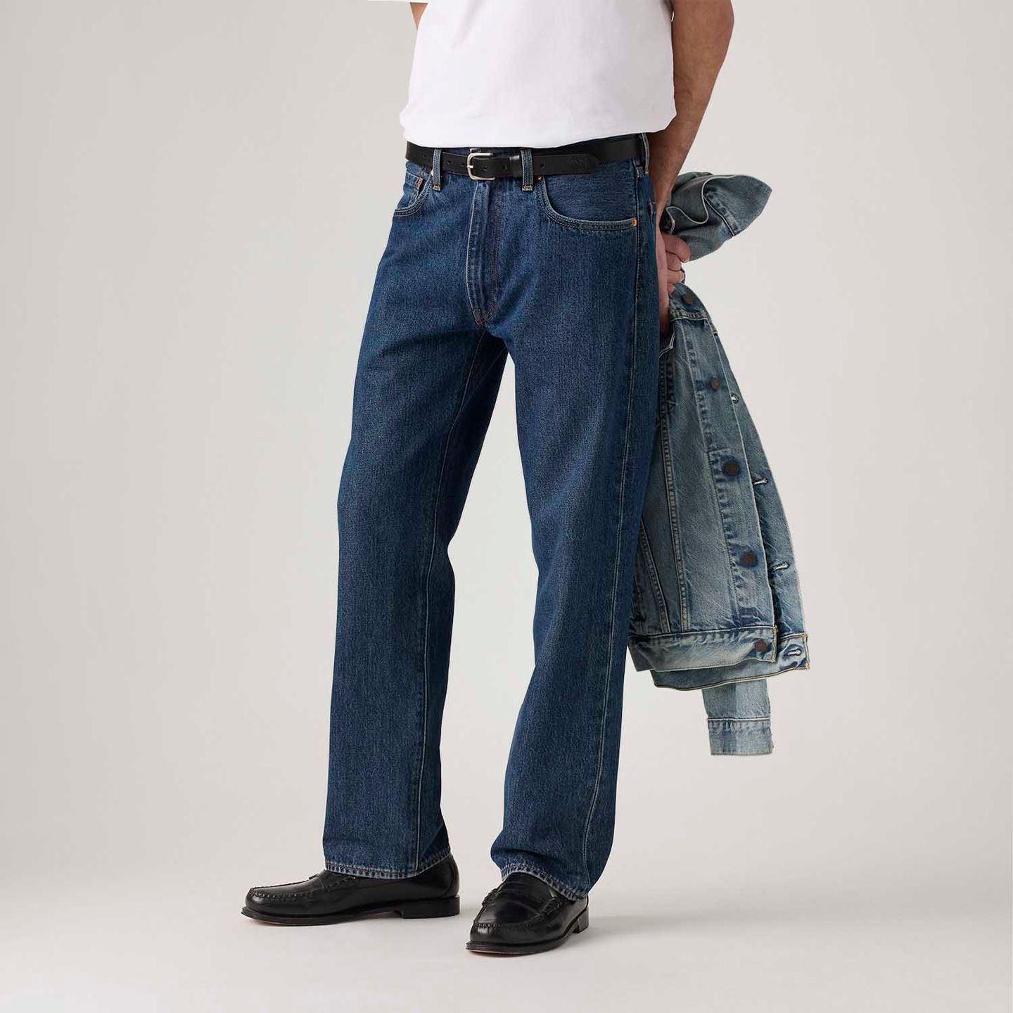 Calça Jeans Levi's® 555® Relaxed Straight Lavagem Escura - Levi's