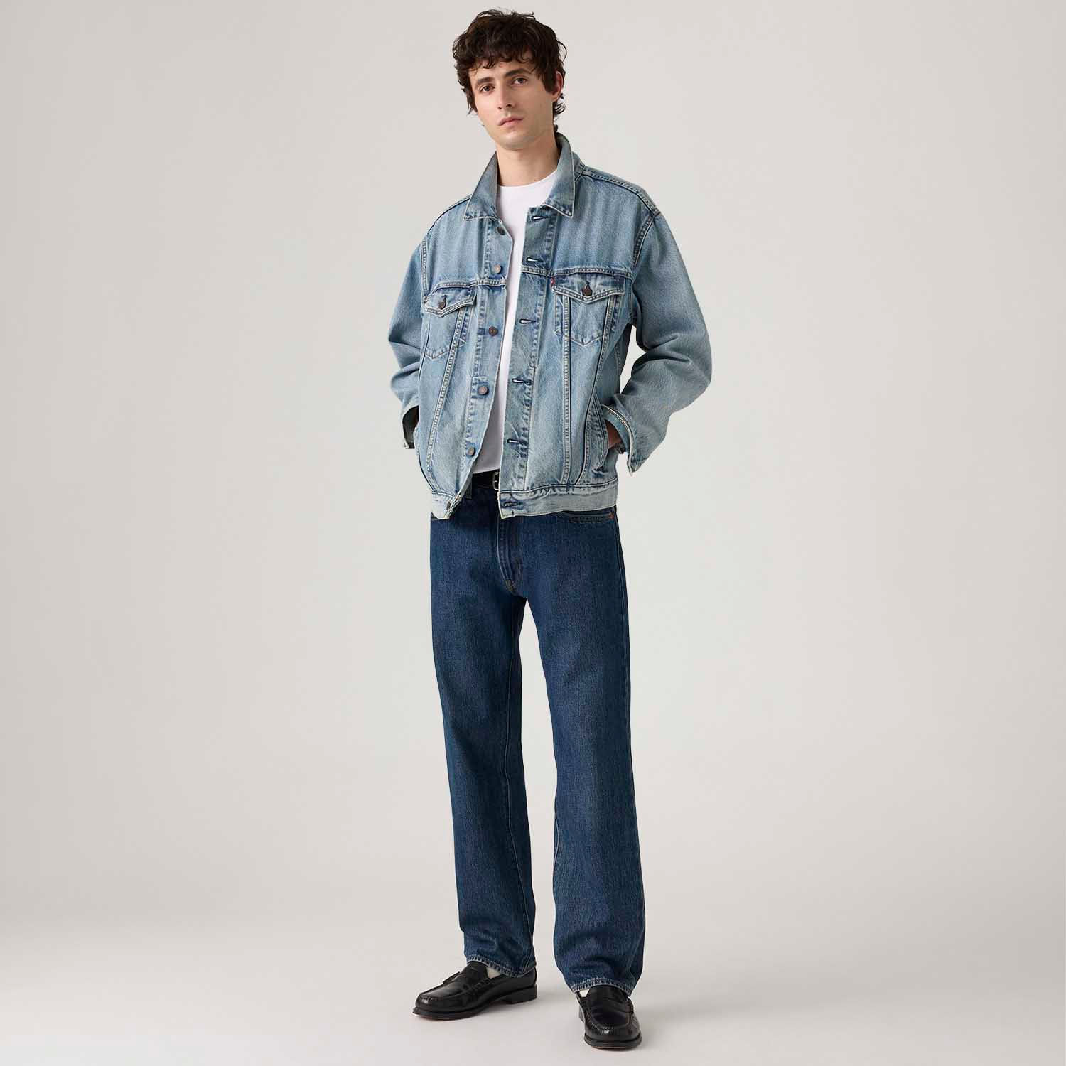 Calça Jeans Levi's® 555® Relaxed Straight Lavagem Escura - Levi's