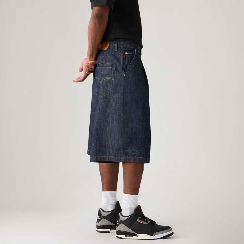 Bermuda Jeans Levi's® X Jordan Baggy Lavagem Escura - Levi's® Brasil