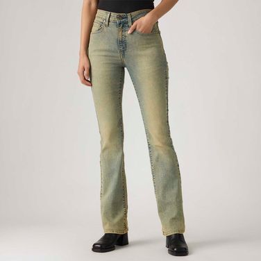 Calça Jeans Levi's® 725® High Rise Bootcut Lavagem Clara