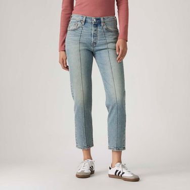 Calça Jeans Levi's® 501® Crop Lavagem Clara