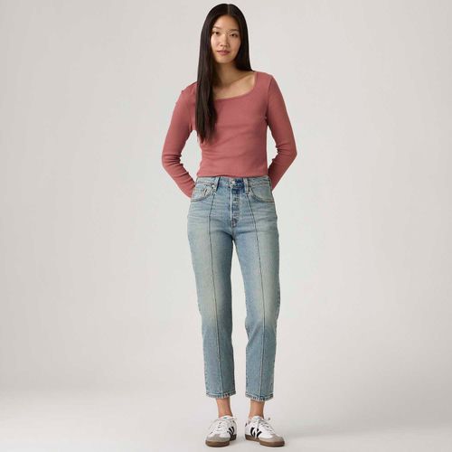 Calça Jeans Levi's® 501® Crop Lavagem Clara