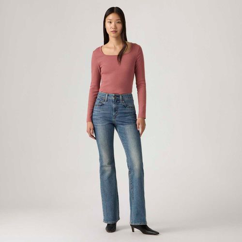 Calça Jeans Levi's® 726® High Rise Flare Lavagem Média