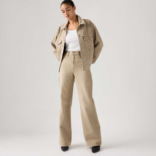 Calça Jeans Levi's® Ribcage Wide Leg Bege