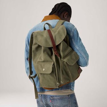 Mochila Levi's® Heritage Rucksack Verde - U USA | U BR