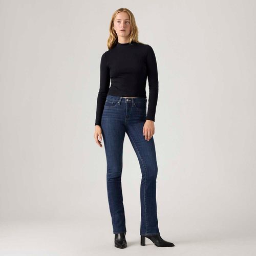Calça Jeans Levi’s® 315® Shaping Bootcut Lavagem Azul Escura
