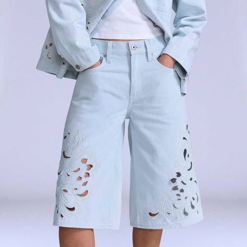 Short Levi's® Blue Tab Embroidered Bandit Branco